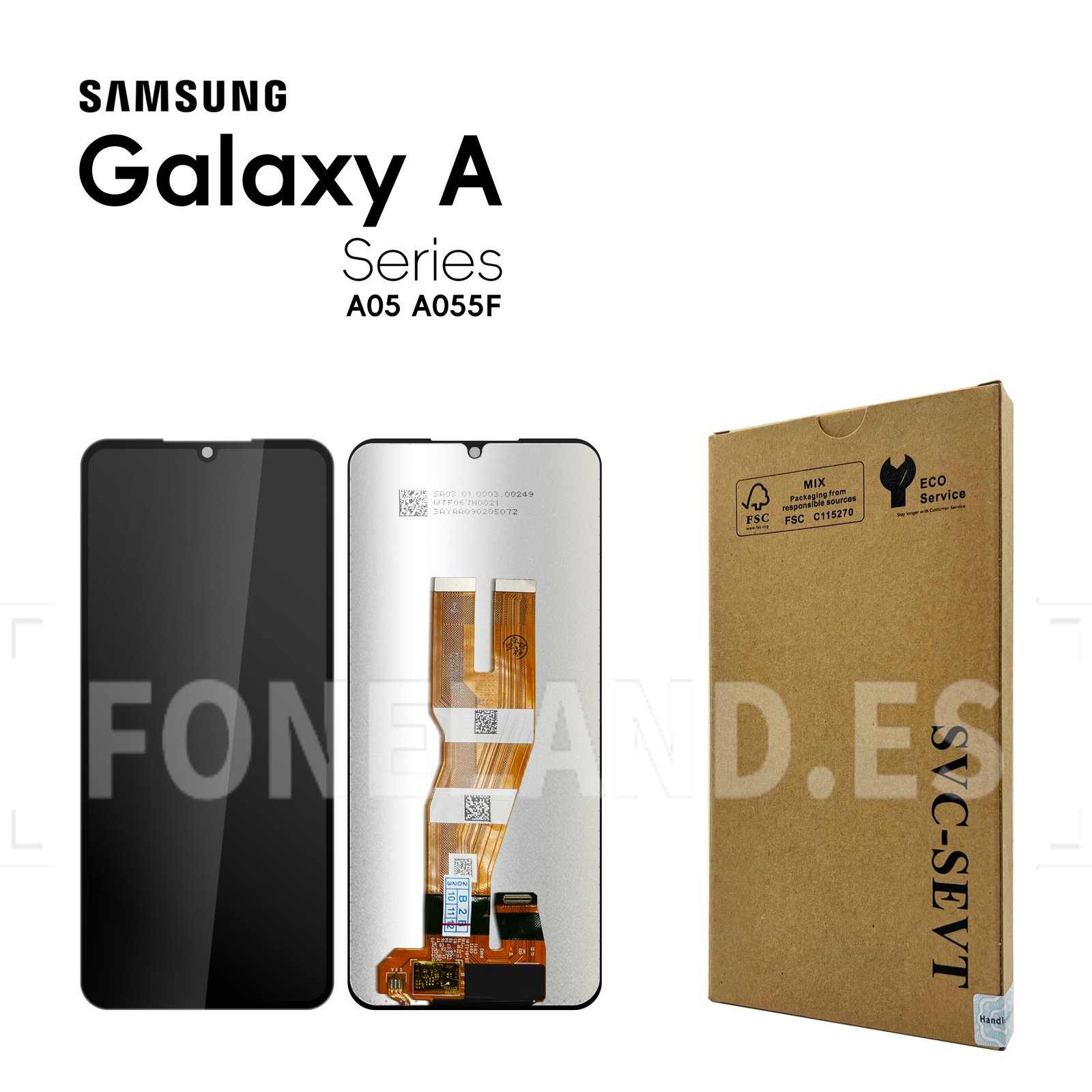 Pantalla Samsung Galaxy A05 A055F Negro LCD + Táctil SERVICE PACK Pantalla Samsung Galaxy A05 A055F Negro LCD + Táctil SERVICE PACK