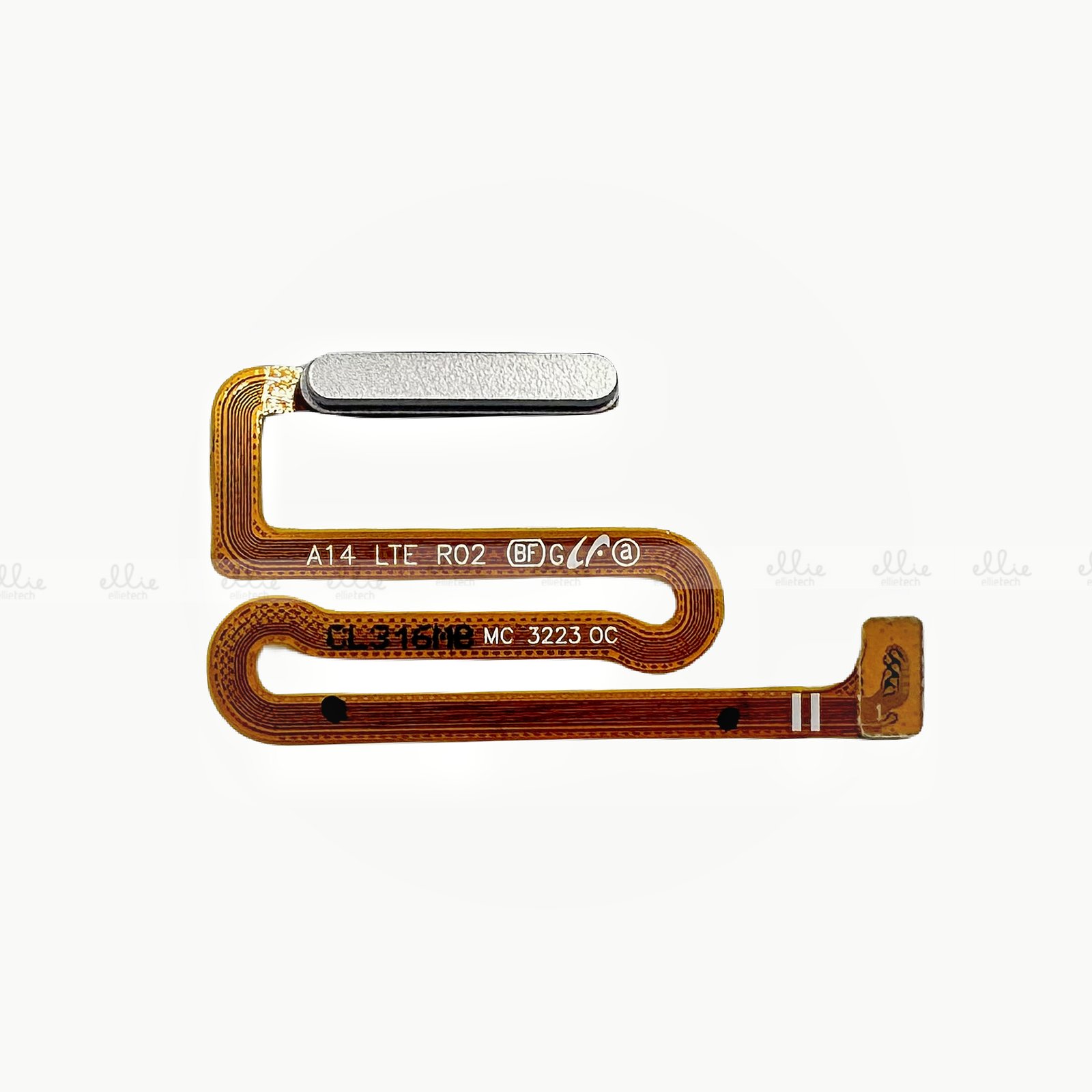 Cable flex Lector de huella para Samsung A14 - A145F - morado