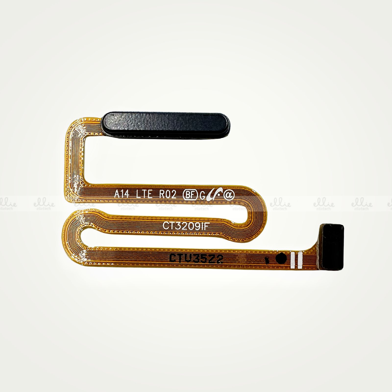 Cable flex Lector de huella para Samsung A14 - A145F - negro