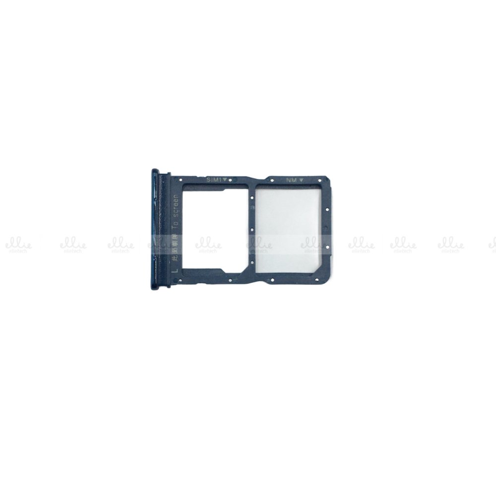 Bandeja de la Tarjeta SIM para Huawei P Smart S - azul