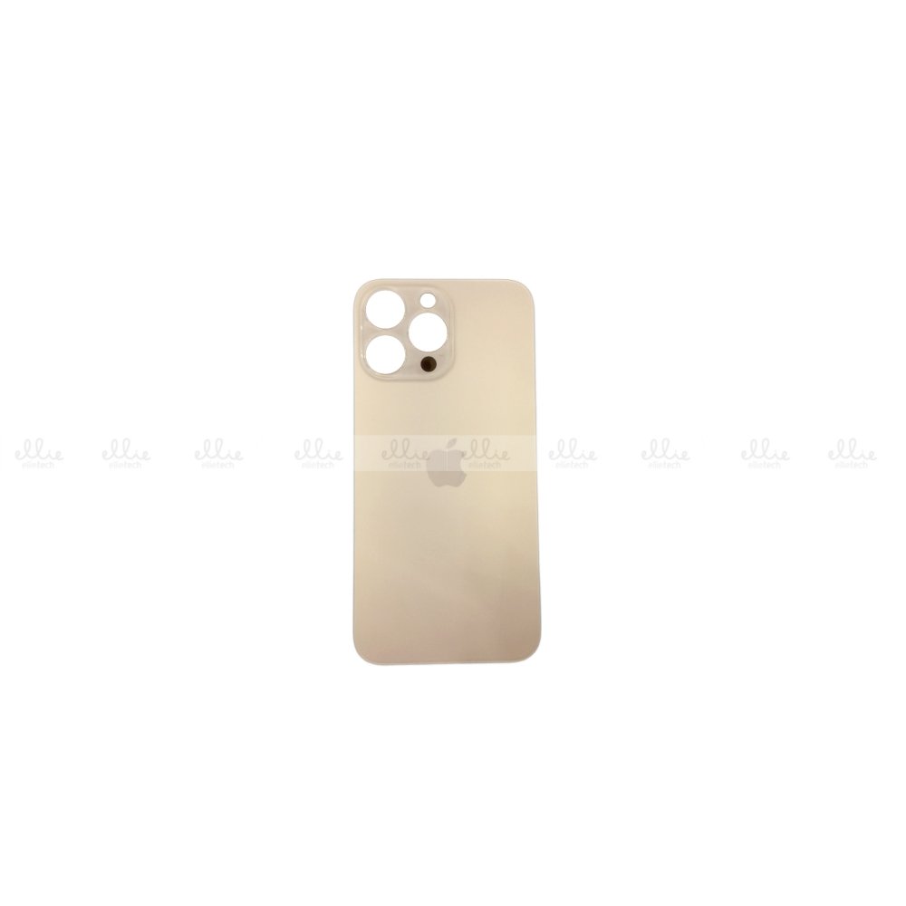 Tapa trasera Cristal para iPhone 14 Pro Max - dorado