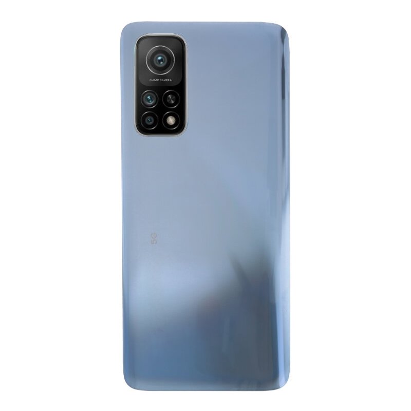 Tapa trasera Xiaomi Mi 10T 5G/Xiaomi Mi 10T Pro 5G Plateada con Lente OEM
