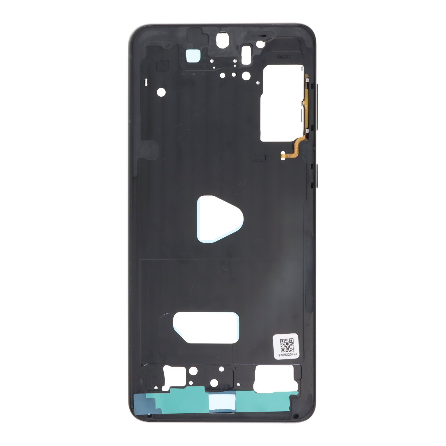 Carcasa frontal para Samsung Galaxy S21 Plus G996B Plateado con adesivo pantalla completo Carcasa frontal para Samsung Galaxy S21 Plus G996B Plateado con adesivo pantalla completo