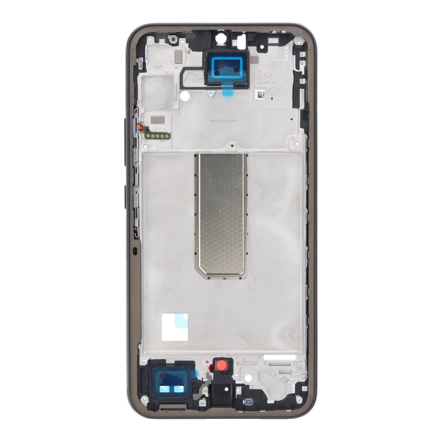 Carcasa frontal para Samsung Galaxy A34 5G A346B Negro con adesivo pantalla completo Carcasa frontal para Samsung Galaxy A34 5G A346B Negro con adesivo pantalla completo - Imagen 3