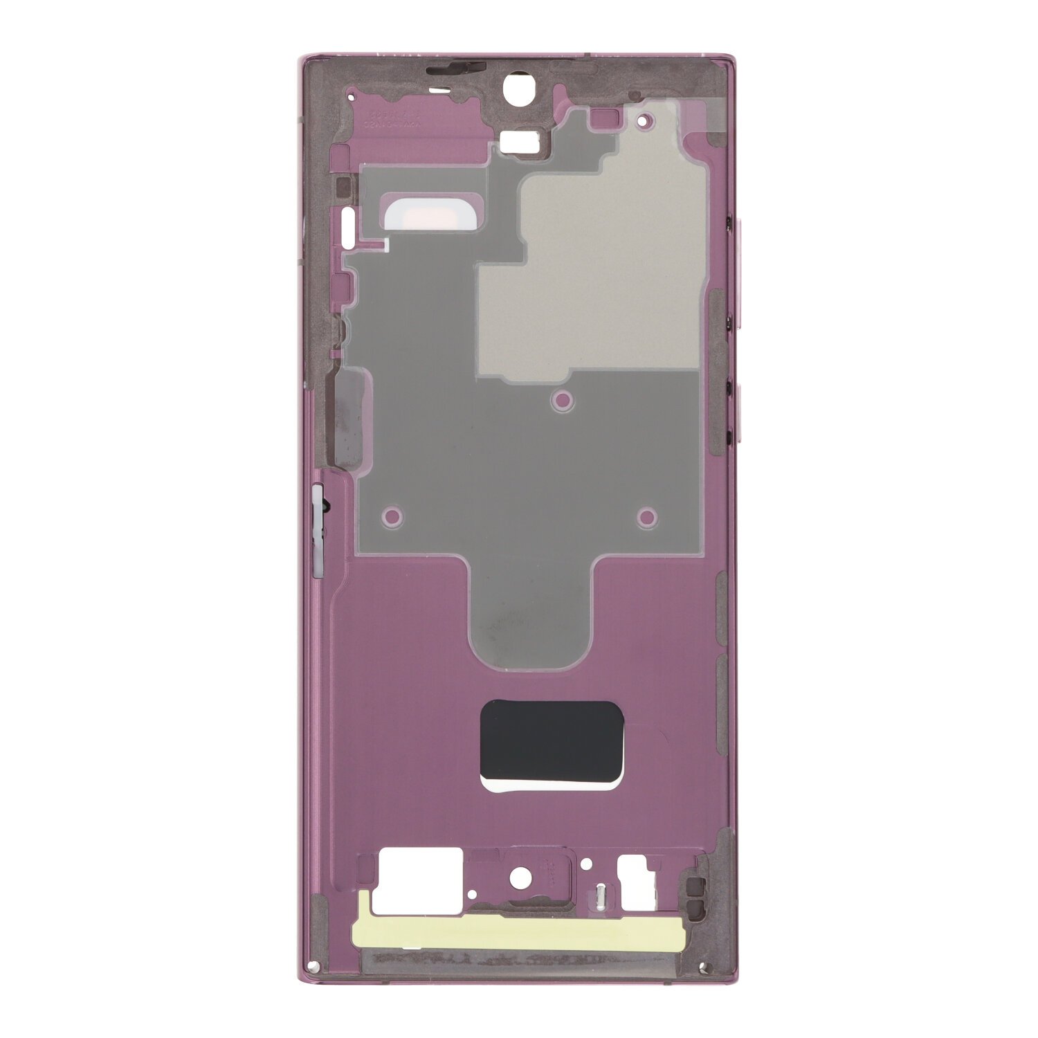 Carcasa frontal para Samsung Galaxy S22 Ultra S908B Lila con adesivo pantalla completo