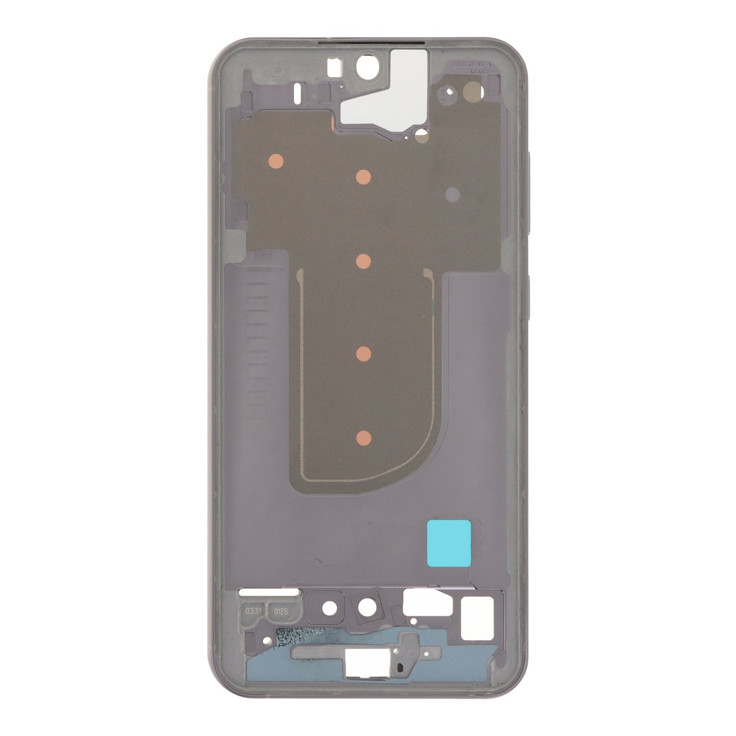 Carcasa frontal para Samsung Galaxy S23 FE G711B Gris con adesivo pantalla completo