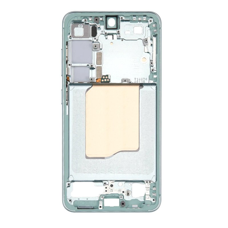 Carcasa frontal para Samsung Galaxy S25 5G S931B Verde con adesivo pantalla completo