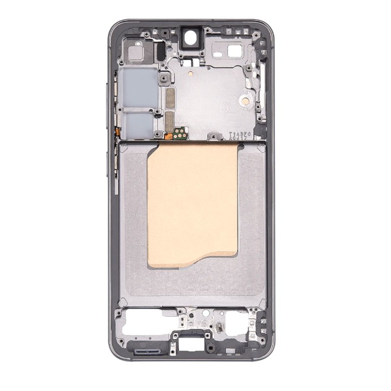 Carcasa frontal para Samsung Galaxy S25 5G S931B Gris con adesivo pantalla completo