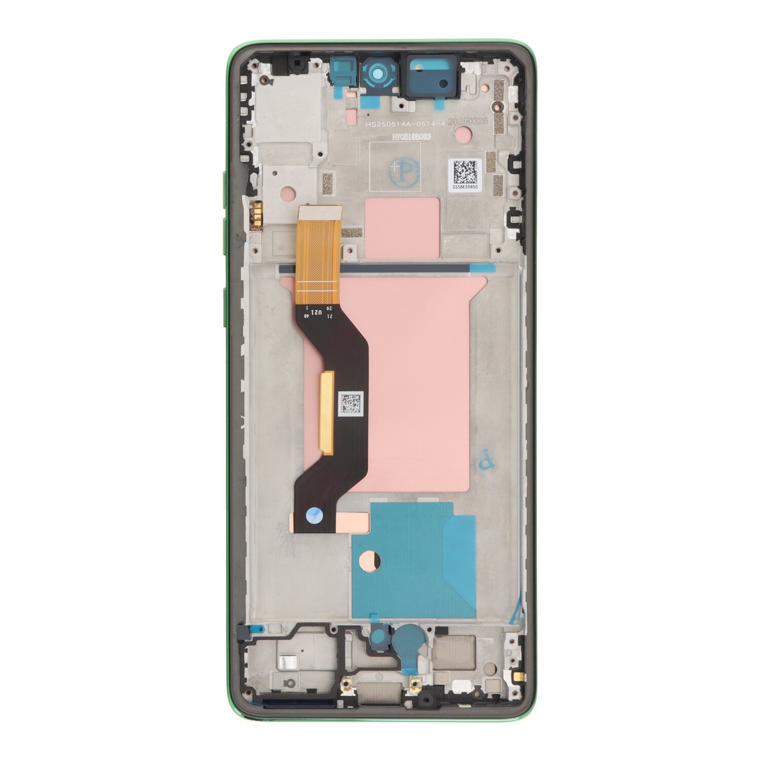 Motorola Moto Edge 60 (XT2505) Pantalla Verde con marco LCD + Táctil Completo SERVICE PACK