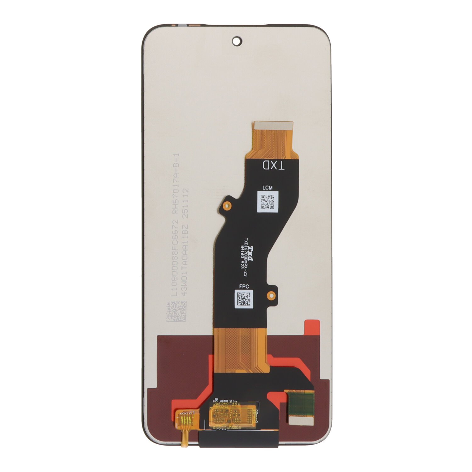 Pantalla Infinix Smart 9 (X6532)/Infinix SMART 9 HD (X6532C)/Tecno SPARK GO 1 (KL4)/Tecno SPARK GO 1S (KL4h)/Tecno POP 9 4G (KL4h)/Tecno POP 9 5G (KL4)/Tecno SPARK 30 5G (KL8)/Tecno SPARK 30C (KL5, KL5N)/Tecno SPARK 30C 5G (KL8H)/Tecno SPARK GO 2025/Tecno POVA 6 NEO 5G/Infinix HOT 50i (X6531, X6531B)/Infinix HOT 50 5G (X6720)/ITEL A80 (A671L, A671LC) Negro sin marco LCD + Táctil EXCELLENT