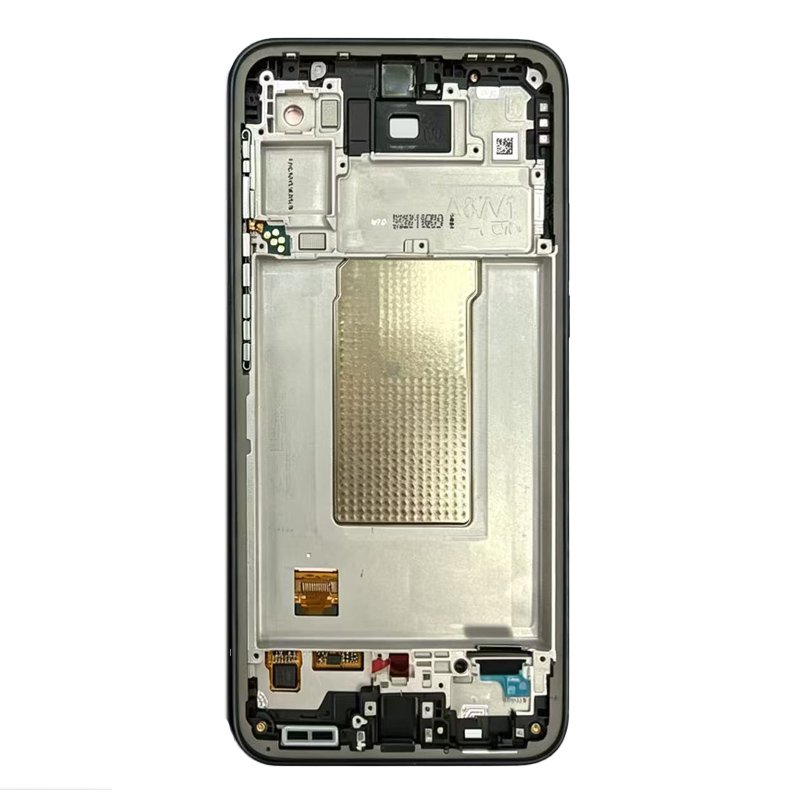 «Assembled Frame»Pantalla Samsung Galaxy A37 5G (A376B) Negro con marco LCD + Táctil Completo