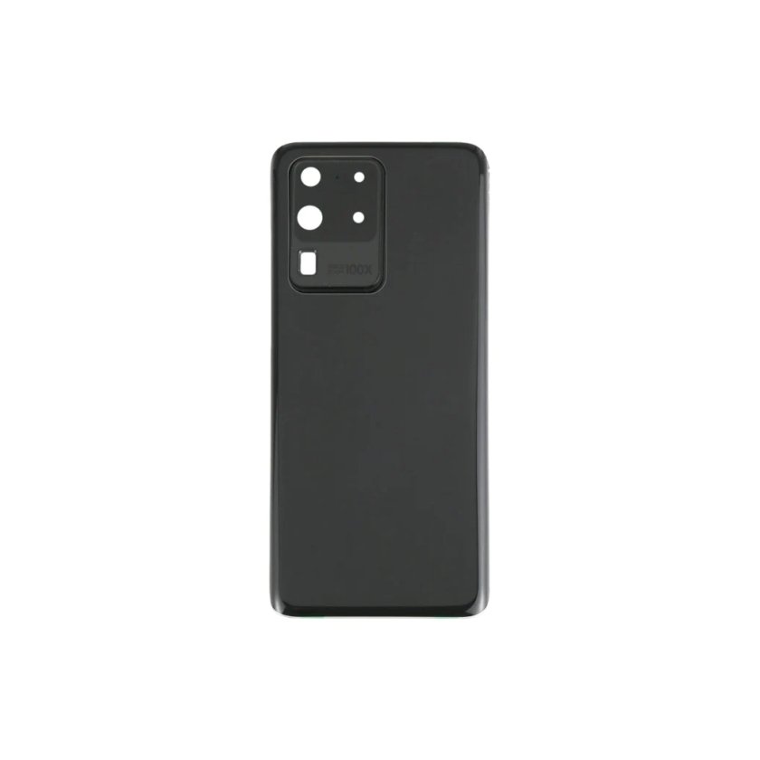 Tapa trasera para Samsung Galaxy S20 Ultra G988 Negro con Lente Tapa trasera para Samsung Galaxy S20 Ultra G988 Negro con Lente