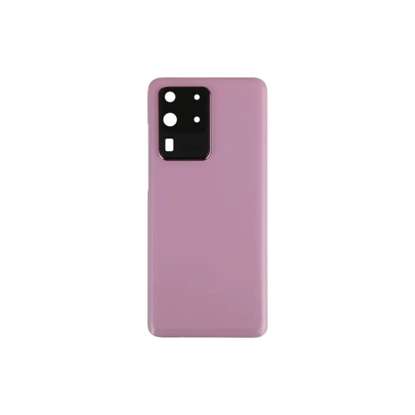 Tapa trasera para Samsung Galaxy S20 Ultra G988 Rosa con Lente Tapa trasera para Samsung Galaxy S20 Ultra G988 Rosa con Lente