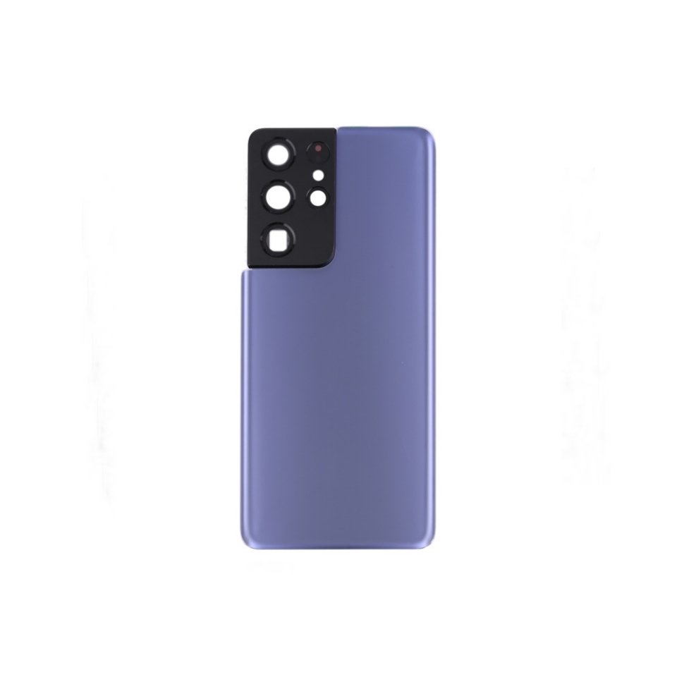 Tapa trasera Samsung Galaxy S21 Ultra 5G G998B Lila con Lente Tapa trasera Samsung Galaxy S21 Ultra 5G G998B Lila con Lente