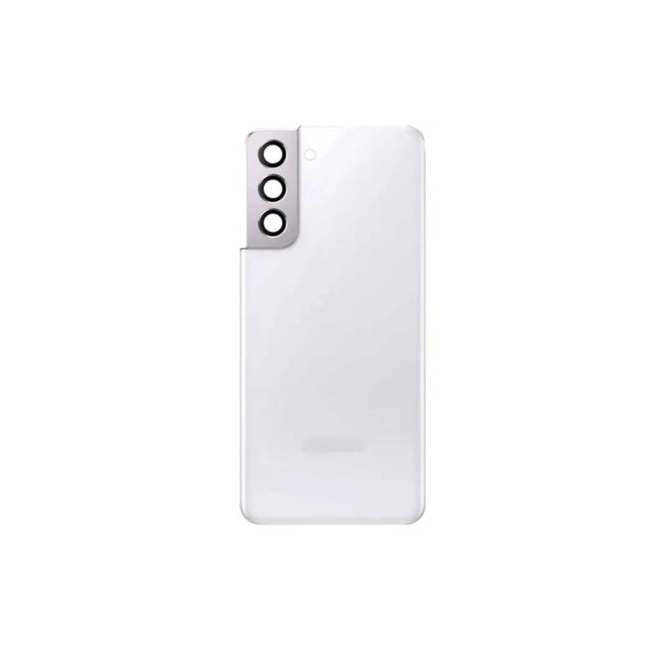 Tapa trasera Samsung Galaxy S21 FE 5G G990F Blanca con Lente