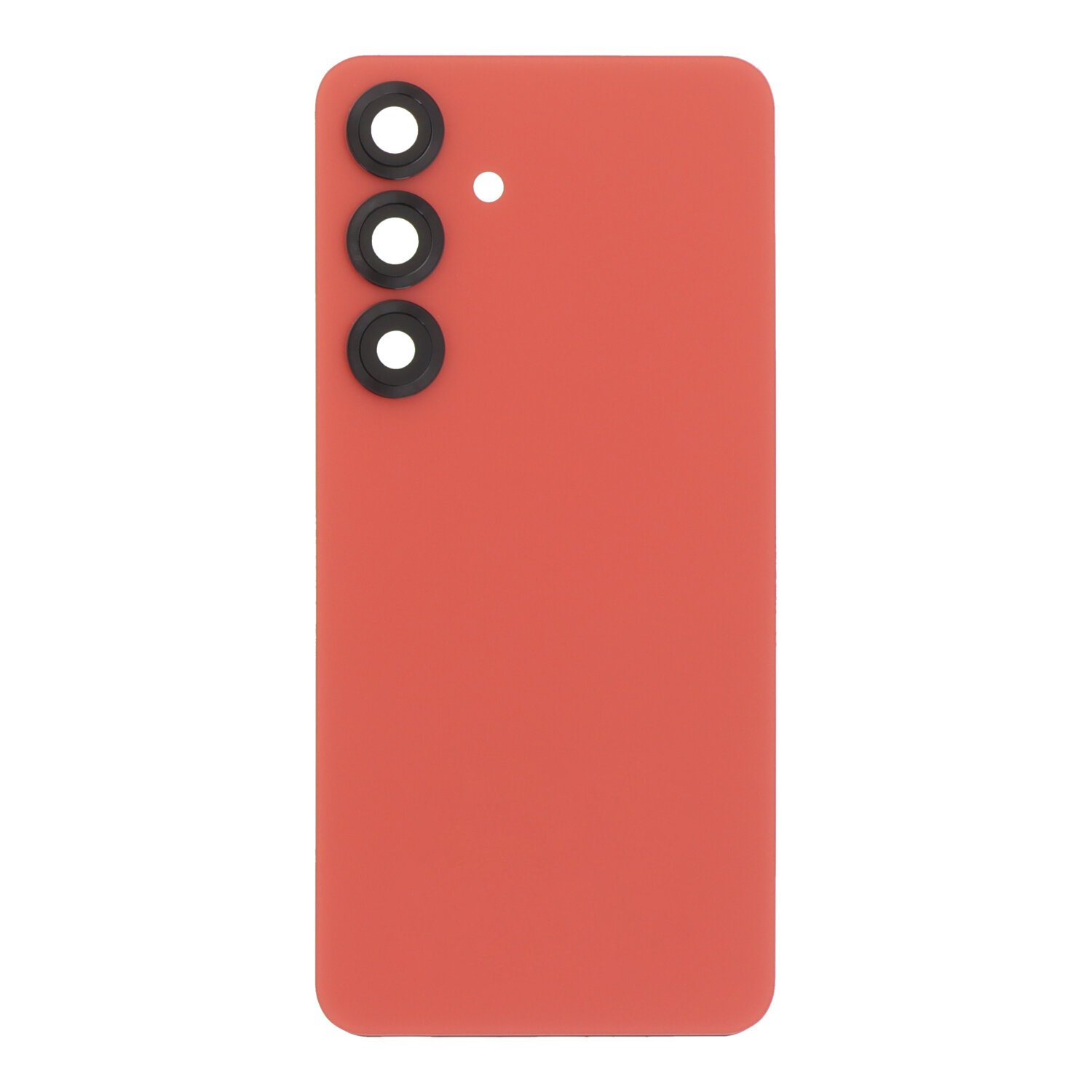 Tapa trasera para Samsung Galaxy S25 5G S931B Rojo con Lente