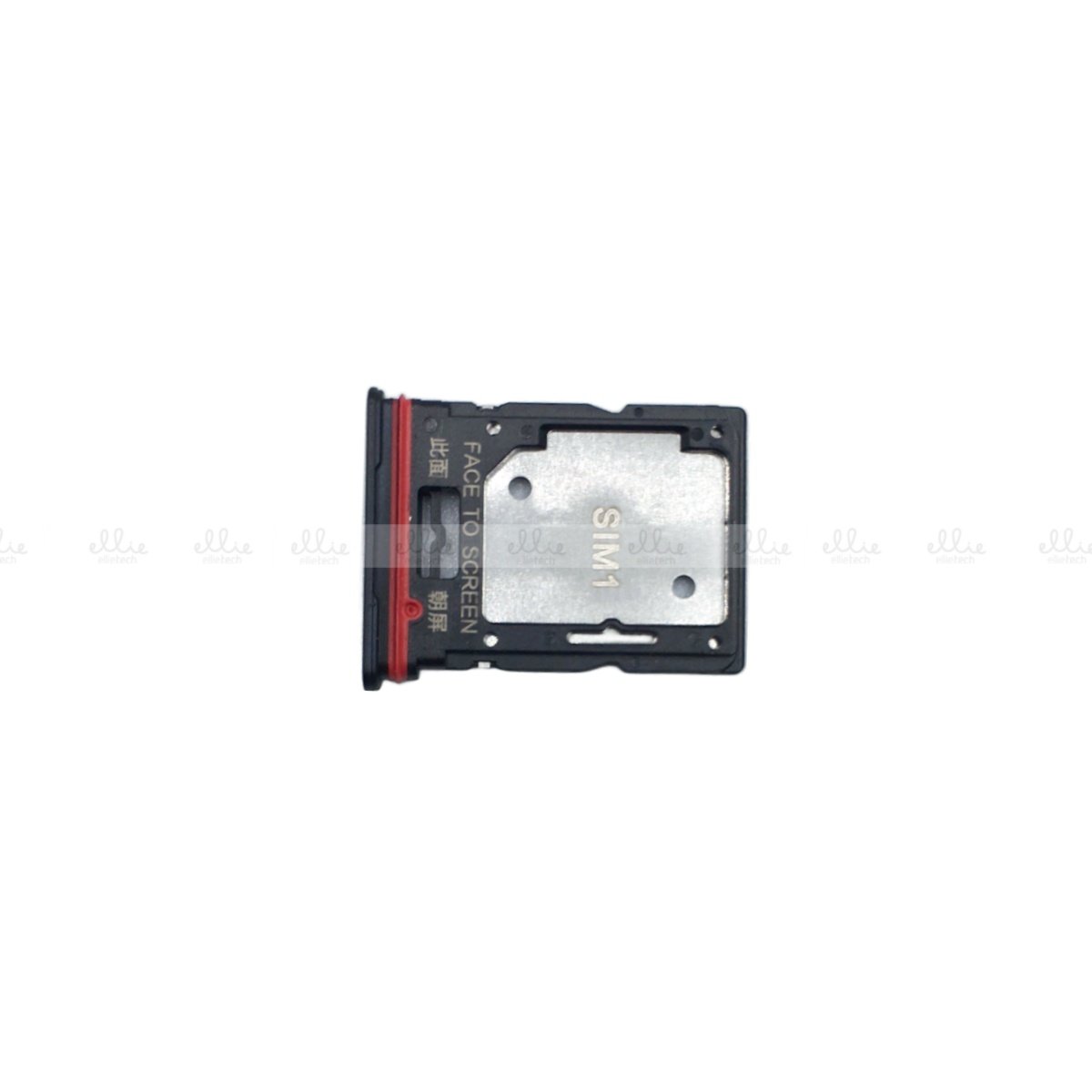 Bandeja de SIM para Xiaomi Redmi Note 11 Pro Plus 5G - negro