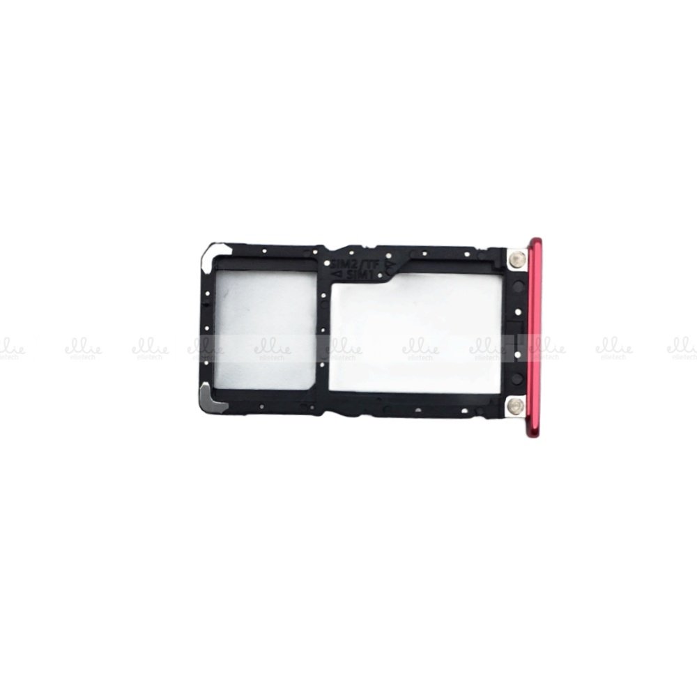 Bandeja de la Tarjeta SIM para Xiaomi Mi 8 Lite - rojo