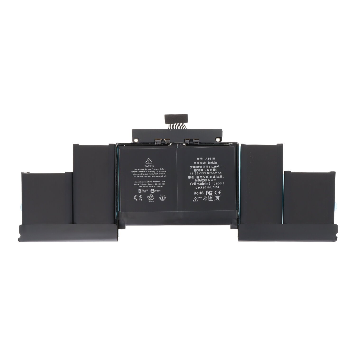 Bateria A1618 para Macbook Pro Retina A1398 15" 2015