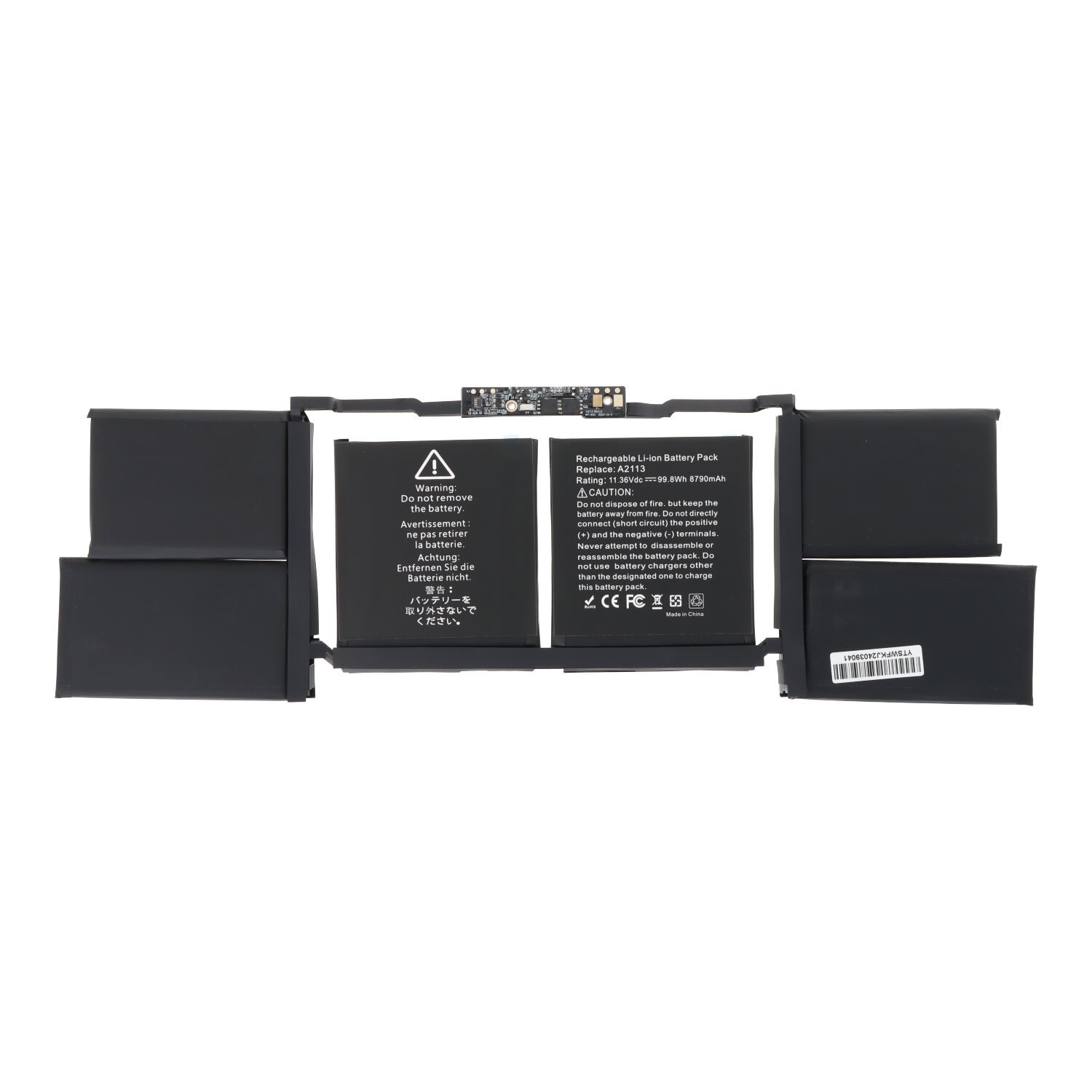 Bateria A2113 para Macbook A2141 15'' 2019