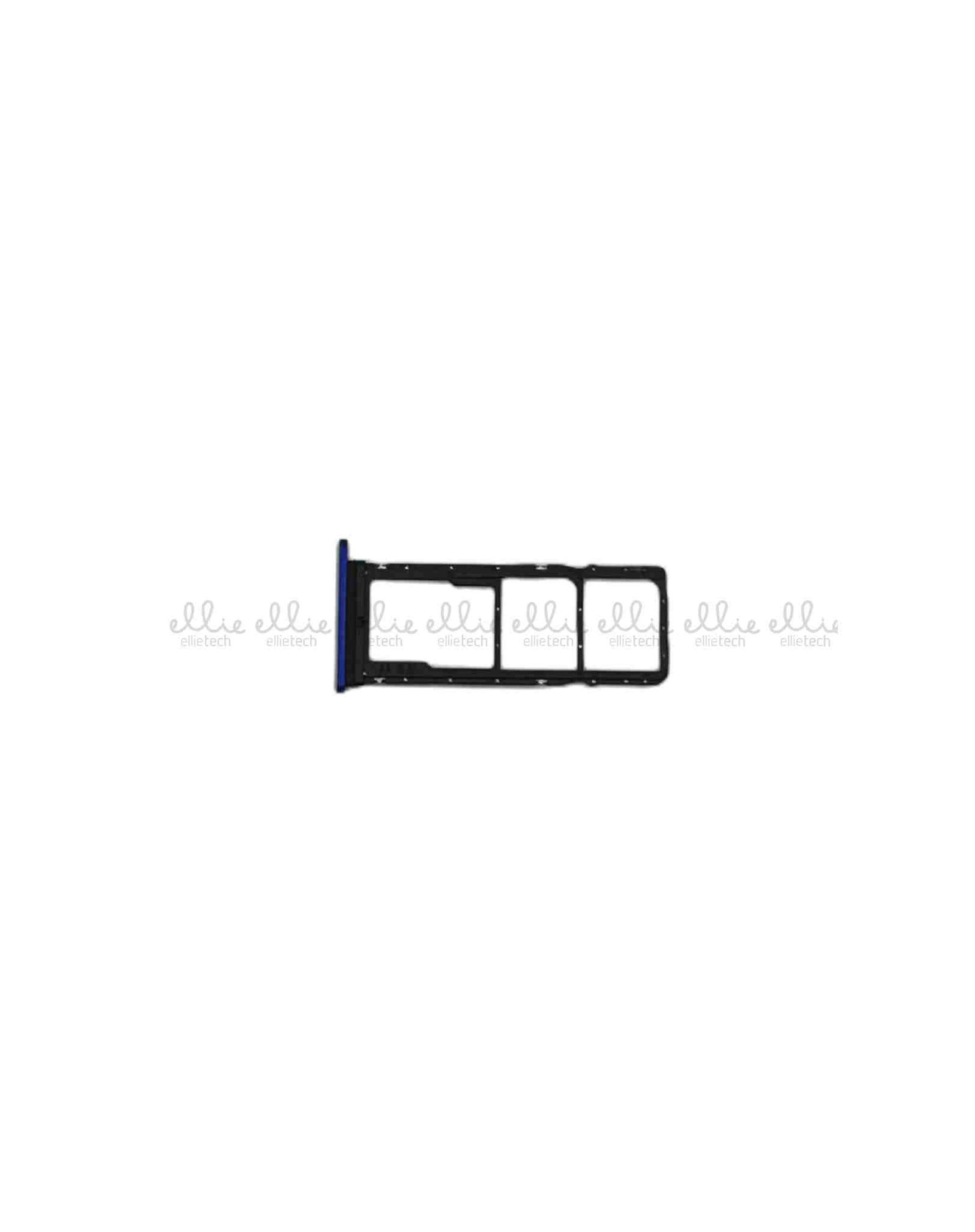 Bandeja de SIM para Huawei P40 Lite E/Enjoy 10/Y7P 2020 ART-L29 - azul