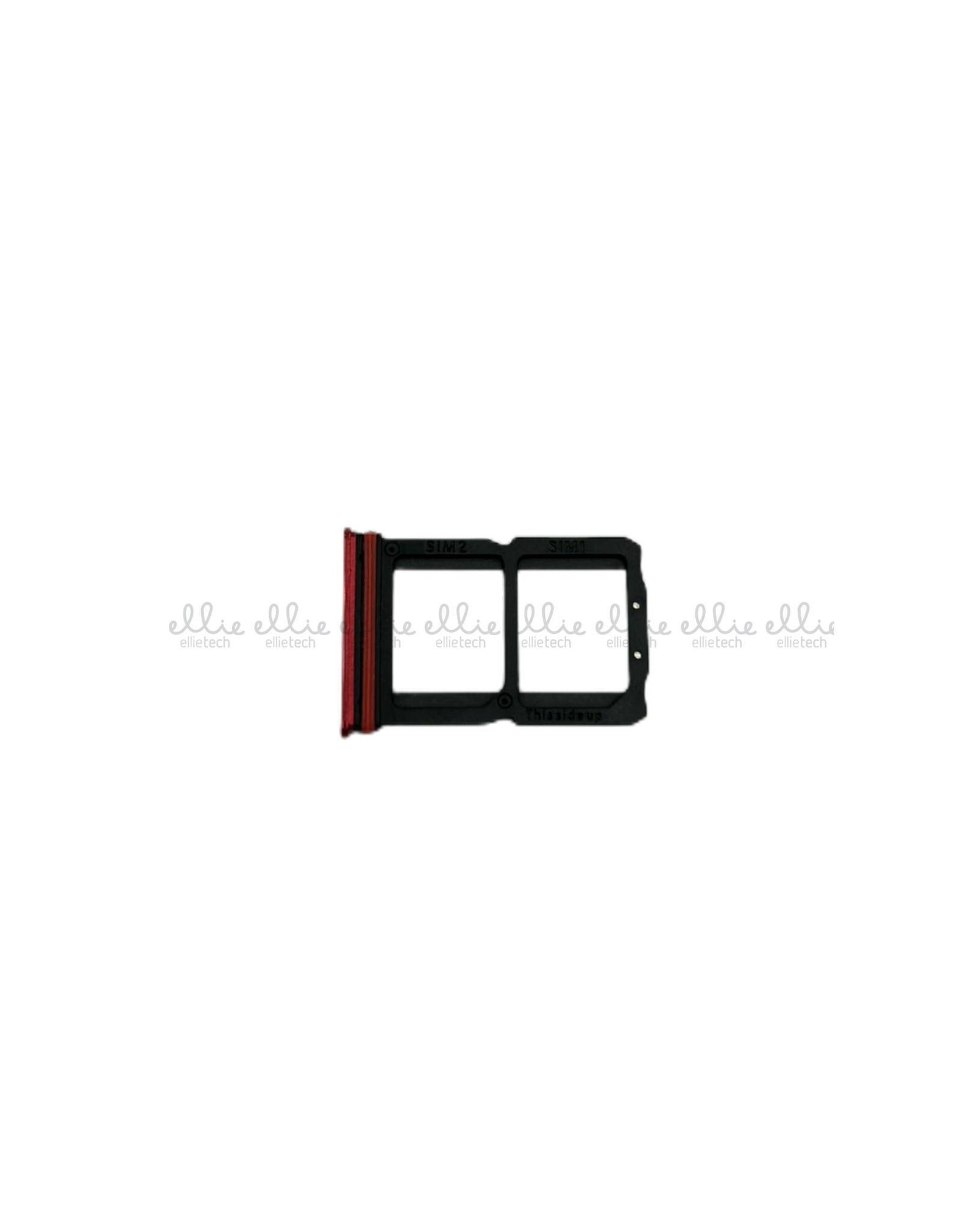 Bandeja de SIM para OnePlus 7 - rojo