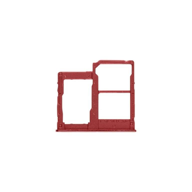 Bandeja de SIM para Samsung Galaxy A41 - A415F - rojo