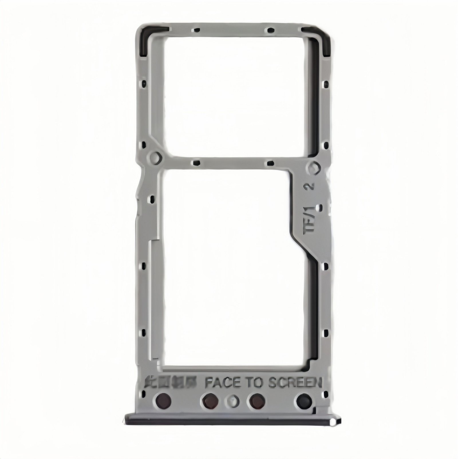 Bandeja de SIM para Xiami Xiaomi Redmi 6 - gris
