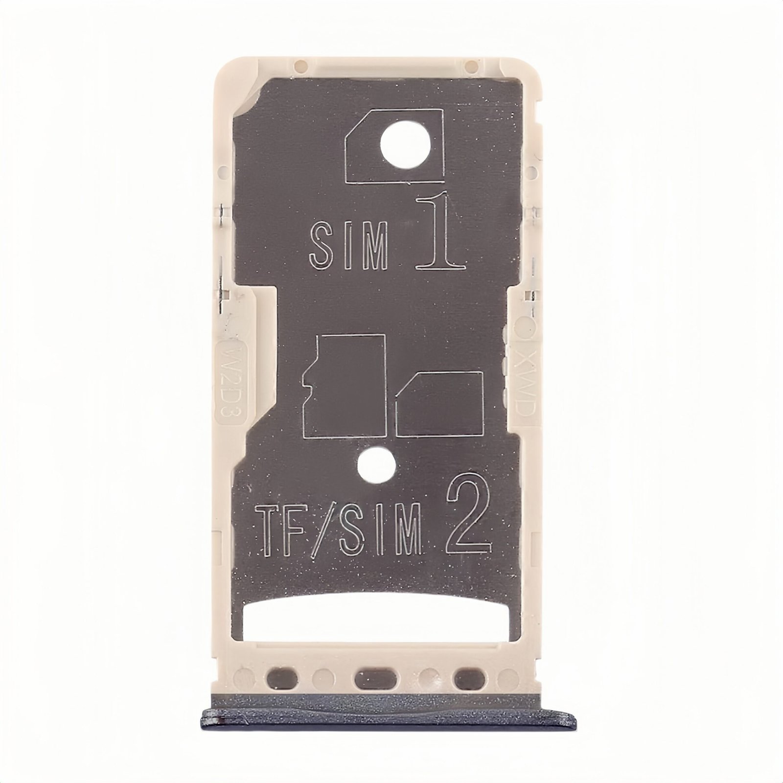 Bandeja de SIM para Xiaomi Redmi 5A - negro