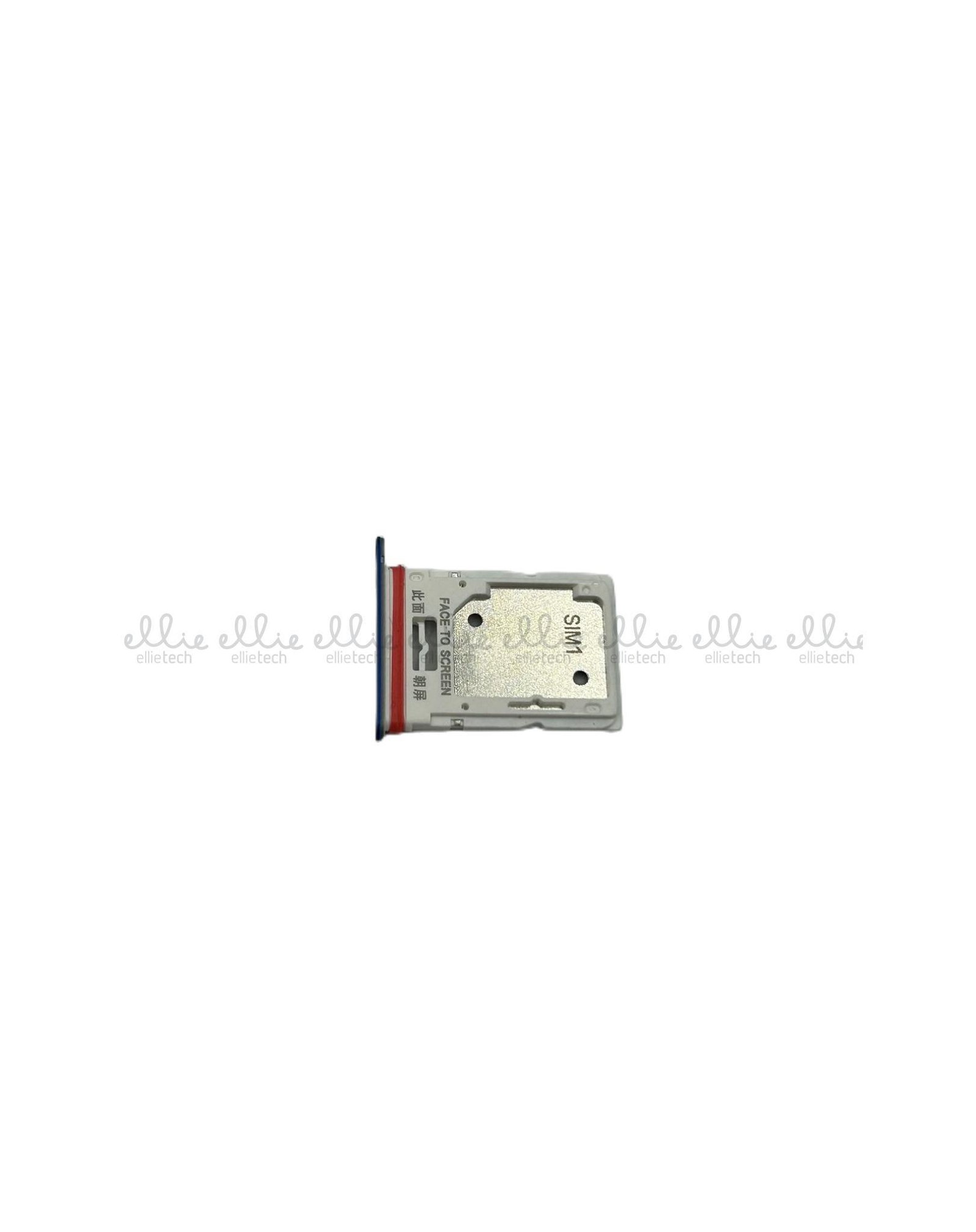 Bandeja de SIM para Xiaomi Redmi Note 11 Pro 4G/Note 11 Pro 5G Azul-Blanca