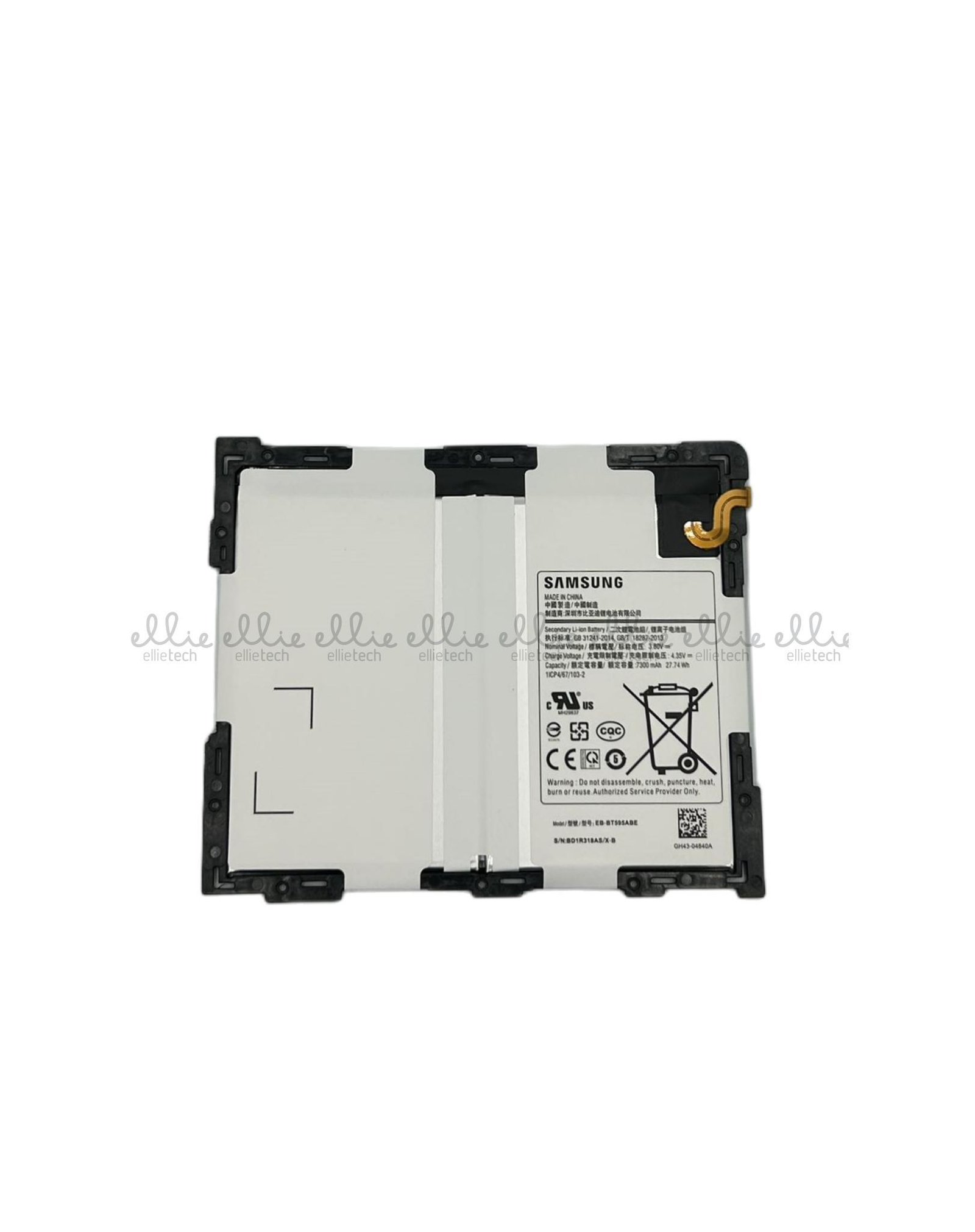 Batería Samsung Galaxy Tab A 10.5 2018 T590/T595 EB-BT595ABE Batería Samsung Galaxy Tab A 10.5 2018 T590/T595 EB-BT595ABE