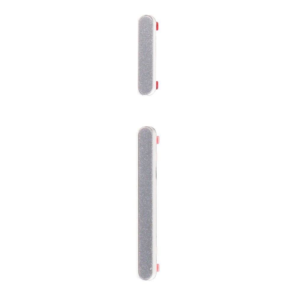 Botones laterales para Xiaomi Poco X6 Pro 5G Plata