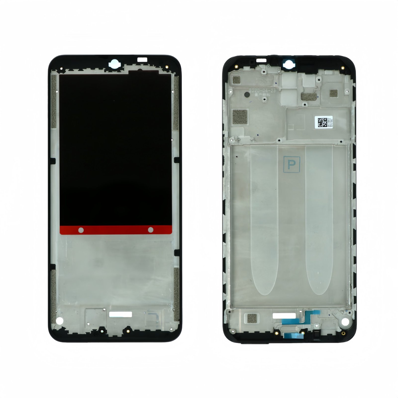Carcasa frontal(A) para Xiaomi Redmi 9 - negra