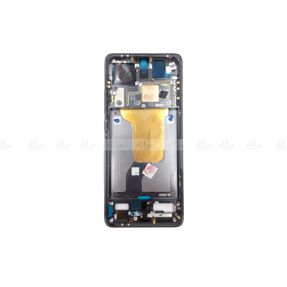 Carcasa intermedia para Xiaomi 12 5G - negra