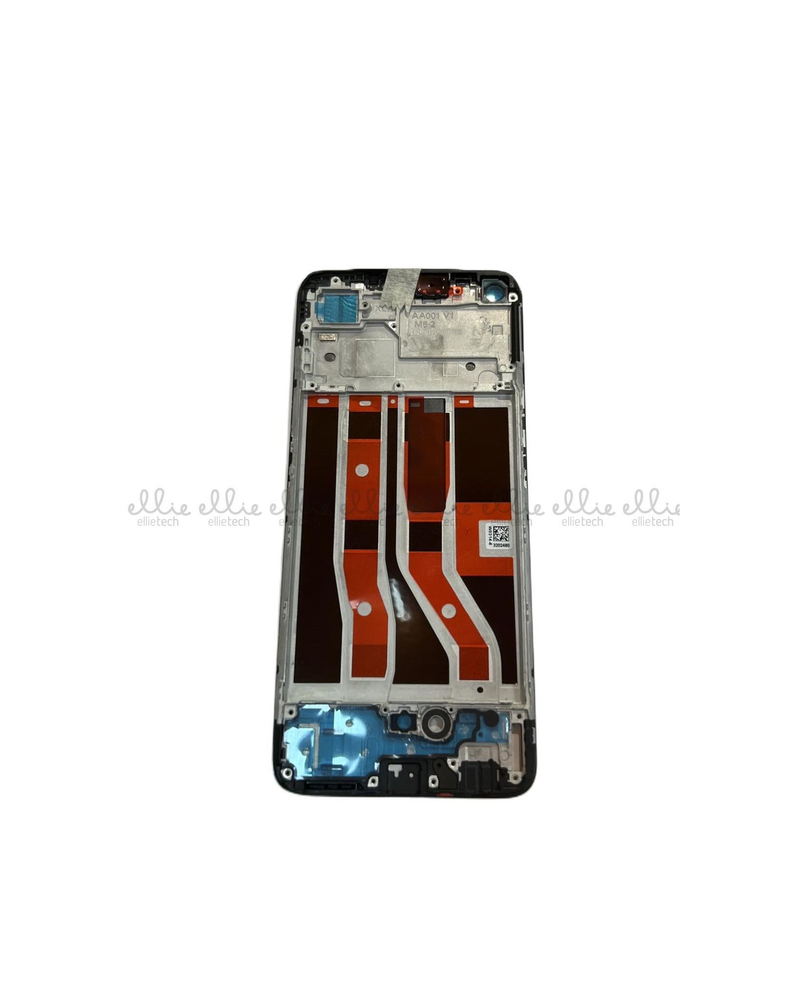 Carcasa frontal(A) para OPPO A74 4G - negro