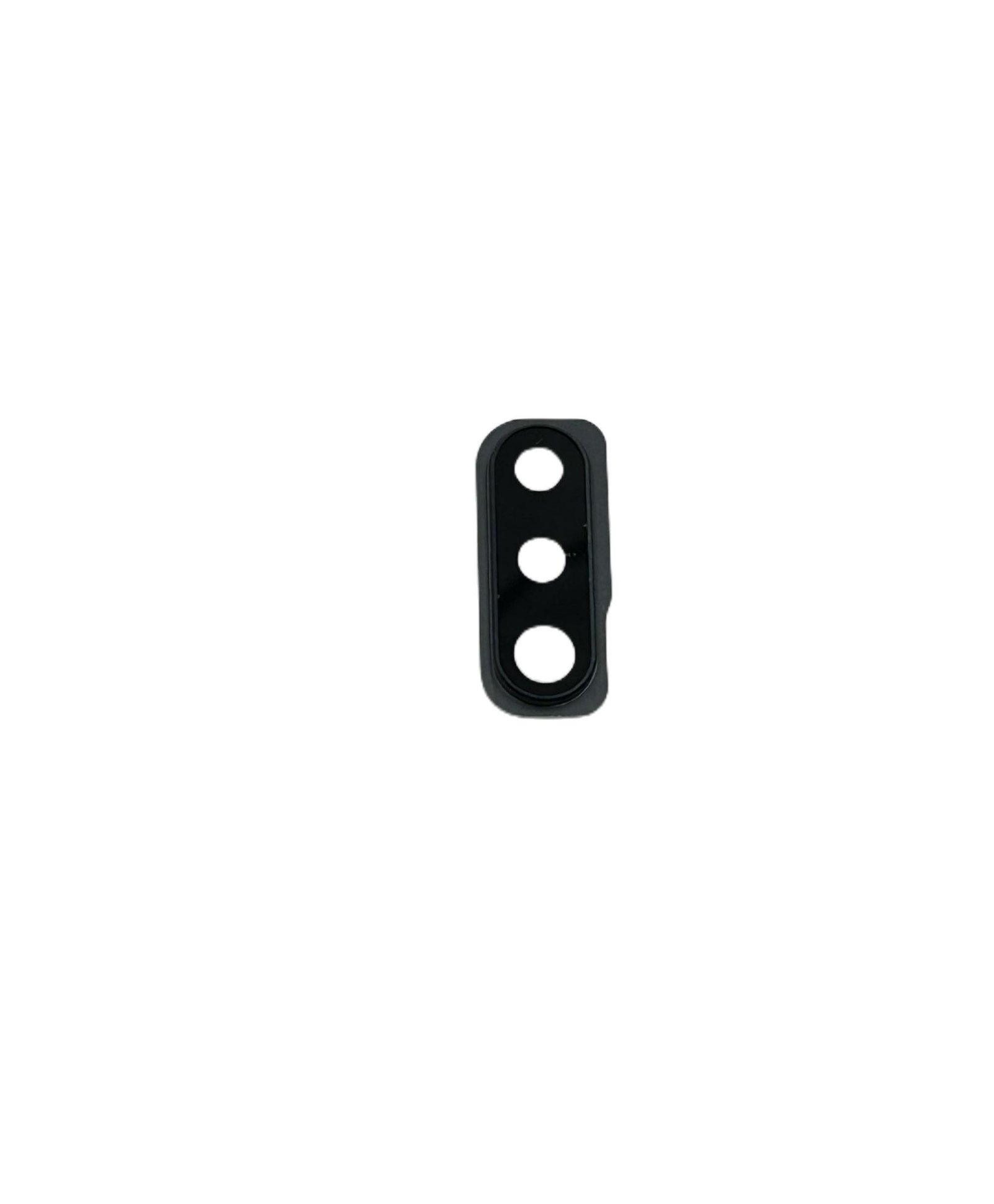 Lente de cristal de cámara con marco para Samsung Galaxy A50S - A507F - negro