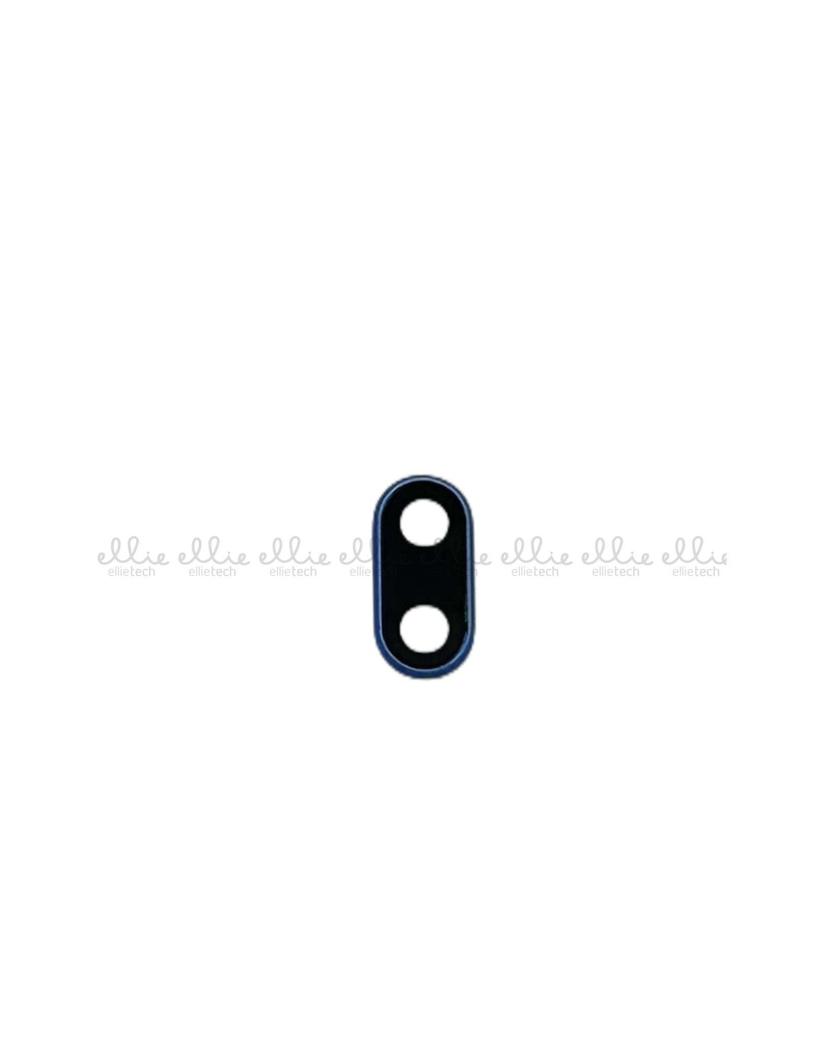 Lente de cristal de cámara + Marco para Huawei Honor 10 - azul