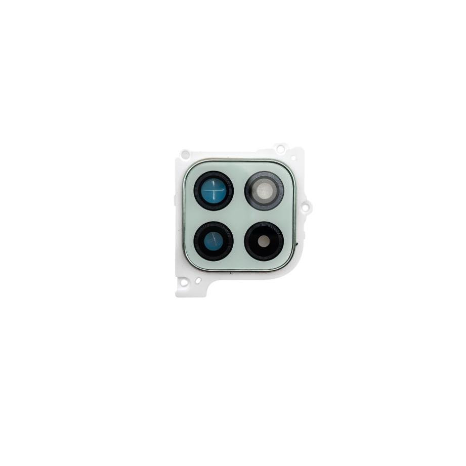 Lente de cristal de cámara + Marco para Samsung Galaxy A22 5G - A226B - verde