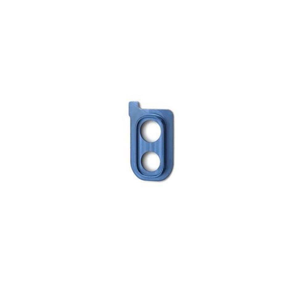 Lente de cristal de cámara + Marco para Samsung Galaxy A40 - A405 - azul