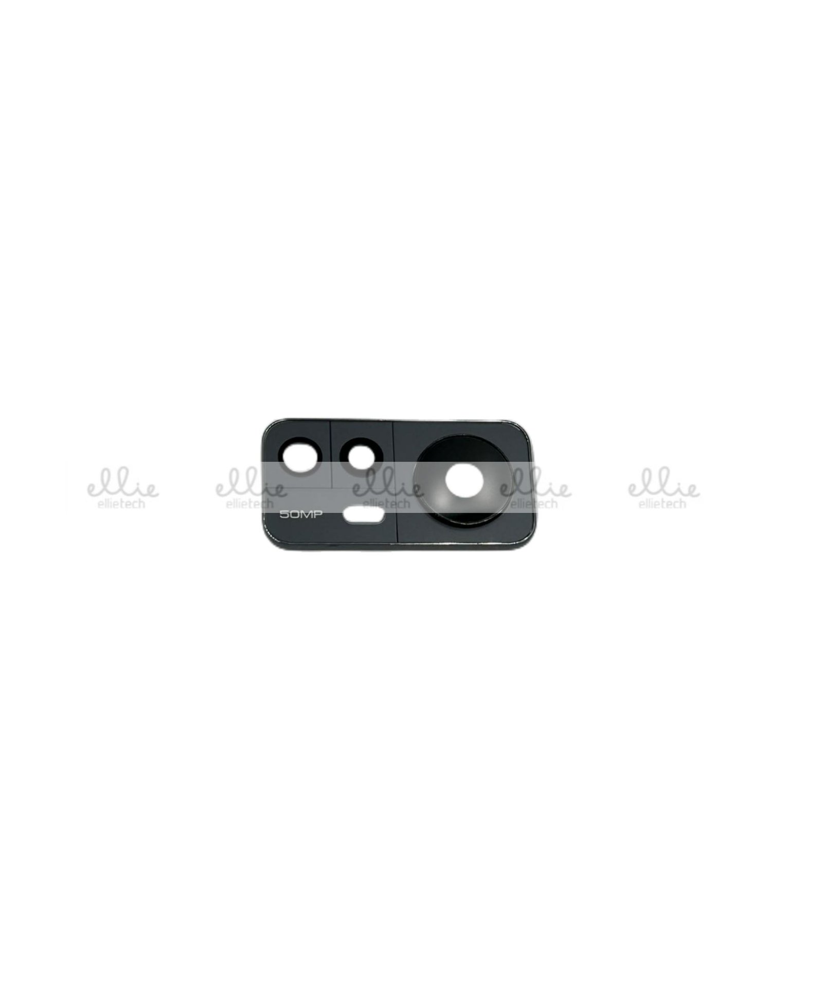Lente de cristal de cámara + Marco para Xiaomi Mi 12 5G Negra Cámara