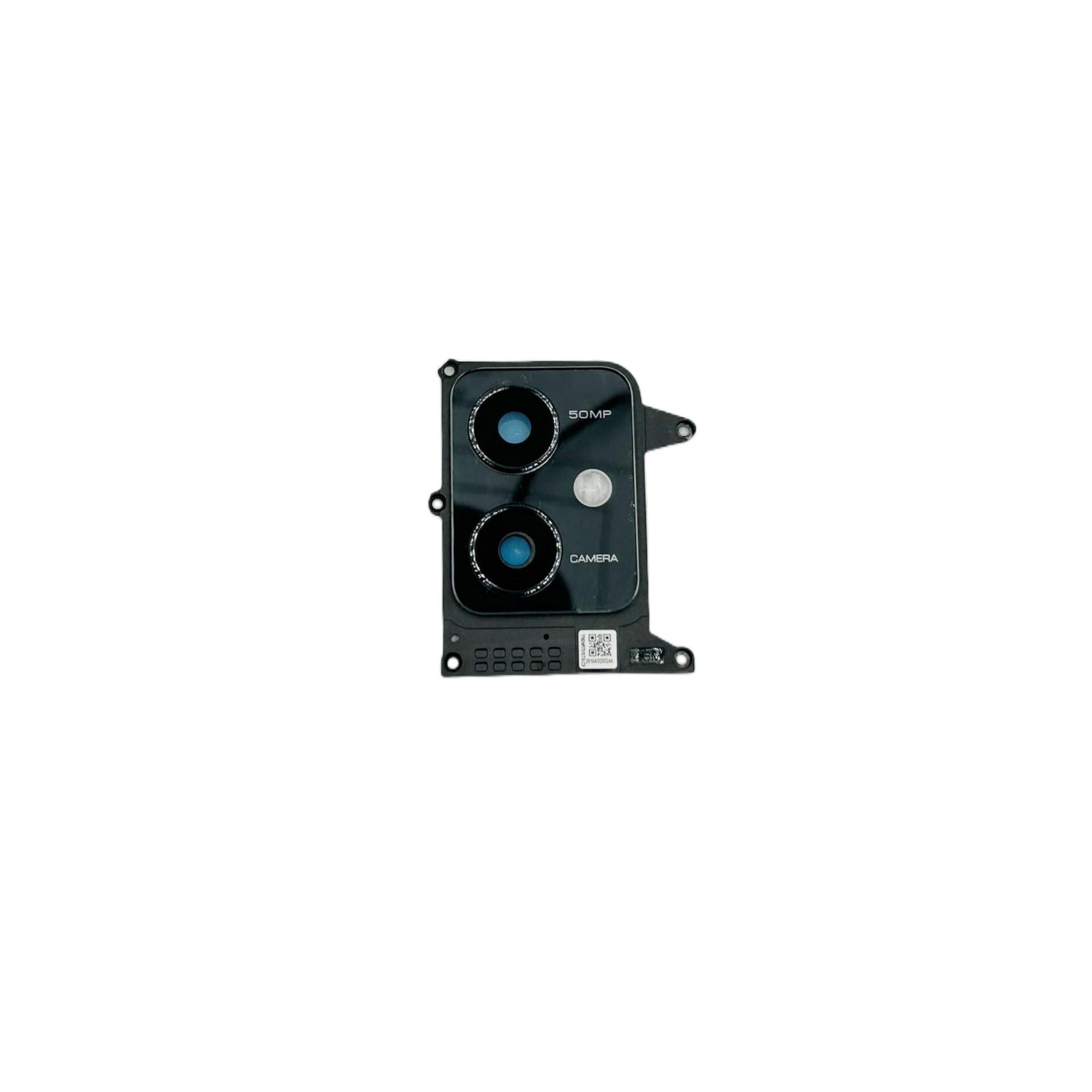 Lente de cristal de cámara + Marco para Xiaomi Redmi Note 12 5G - negro