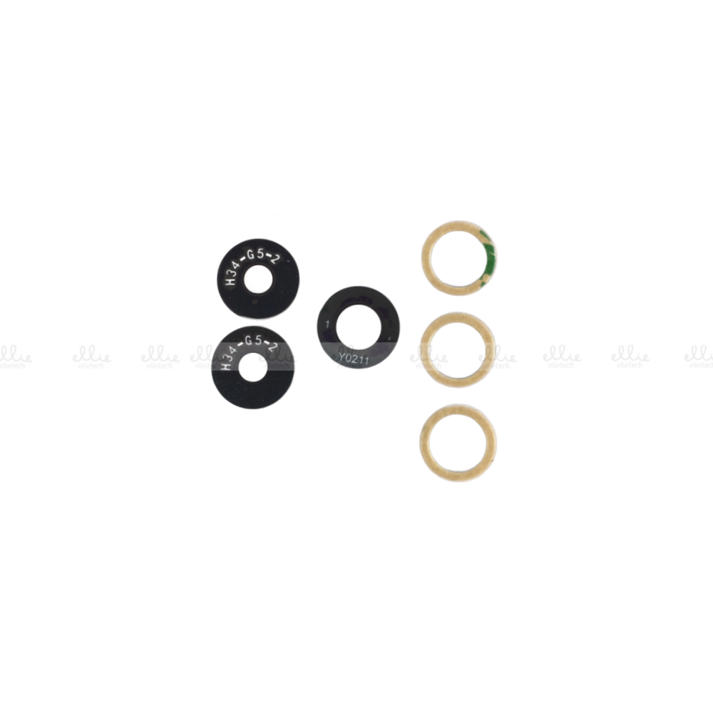 Lente de cristal de cámara para Samsung Galaxy A04S A047F con Pegatina Cámara