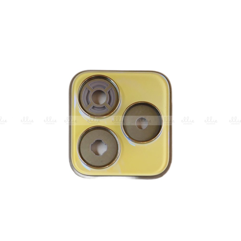 Lente de cristal de cámara + Marco para Realme C53 - dorado