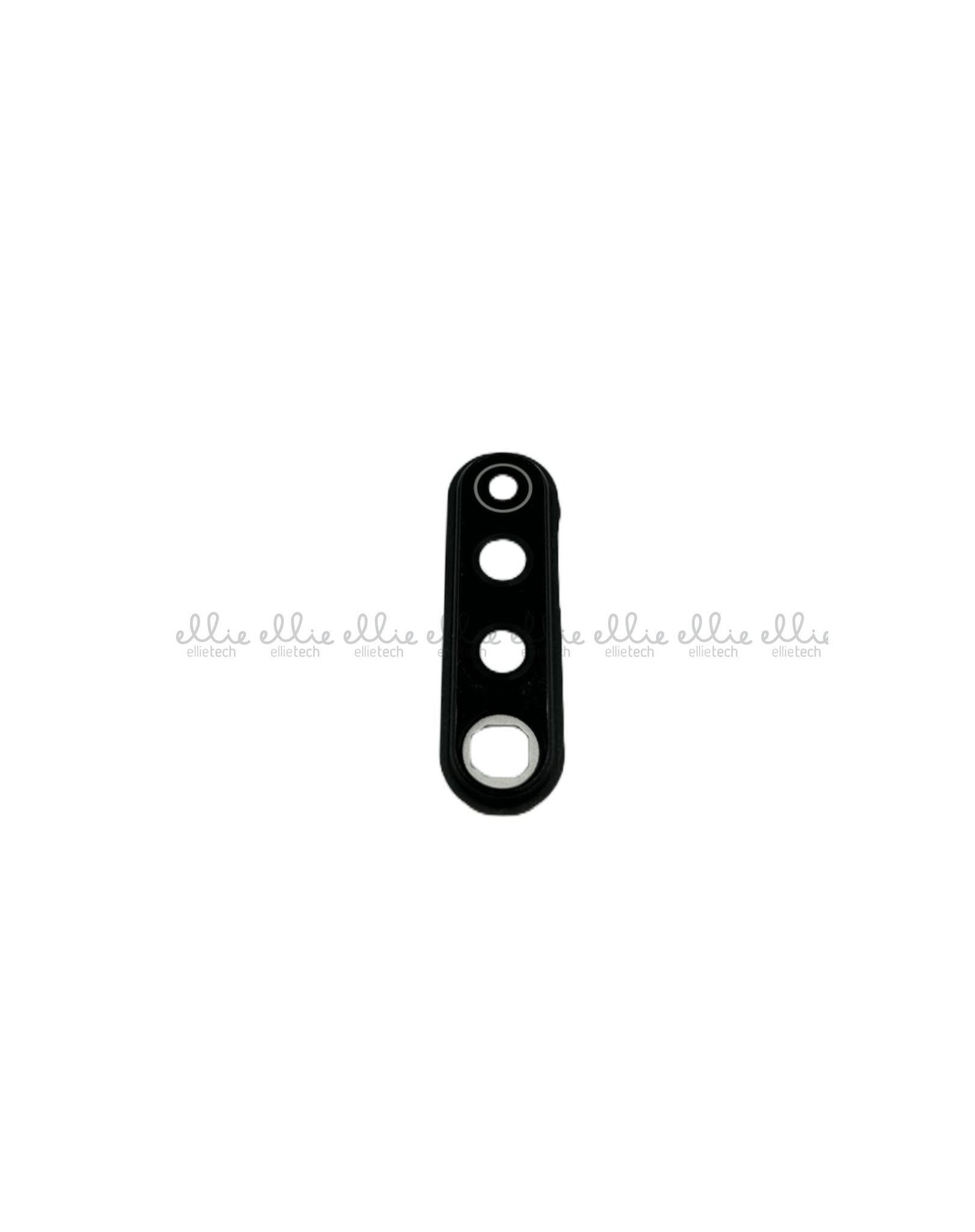 Lente de cristal de cámara + Marco para Xiaomi Redmi Note 8 Pro - negro
