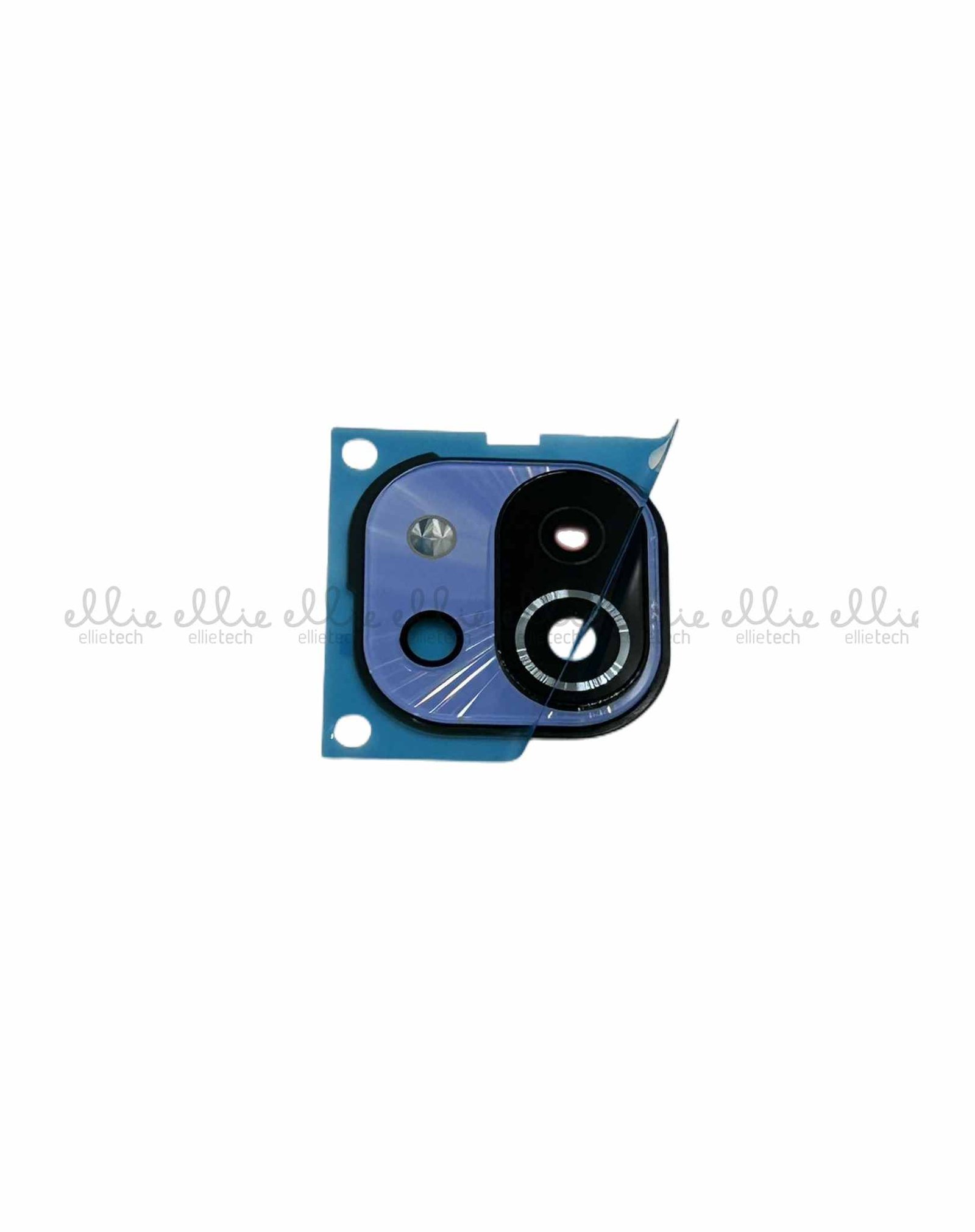 Lente de cristal de cámara + Marco para Xiaomi Mi 11 Lite/Xiaomi Mi 11 Lite 5G/Xiaomi Mi 11 Lite 5G NE Azul Cámara