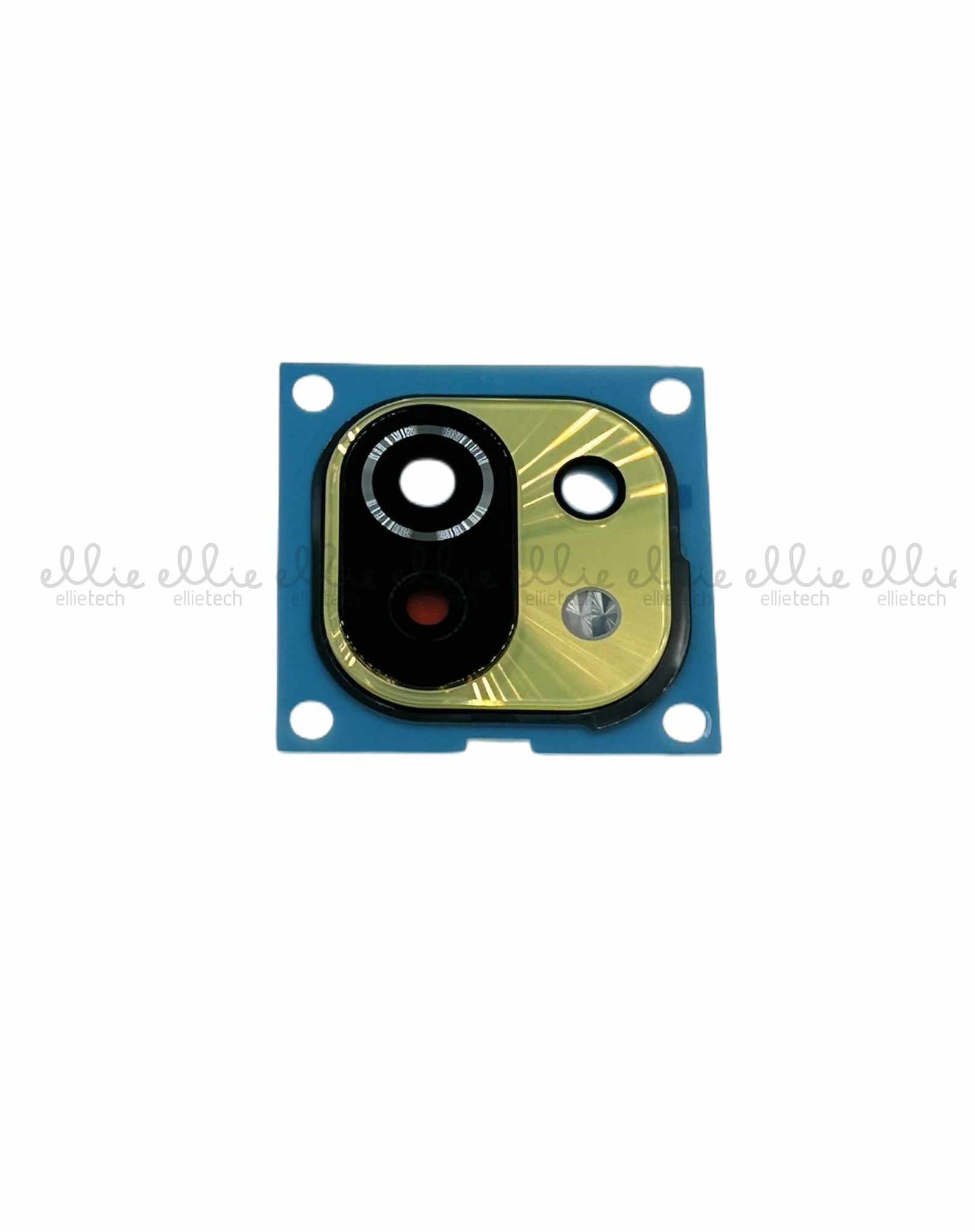 Lente de cristal de cámara + Marco para Xiaomi Mi 11 Lite/Xiaomi Mi 11 Lite 5G/Xiaomi Mi 11 Lite 5G NE Amarillo Cámara