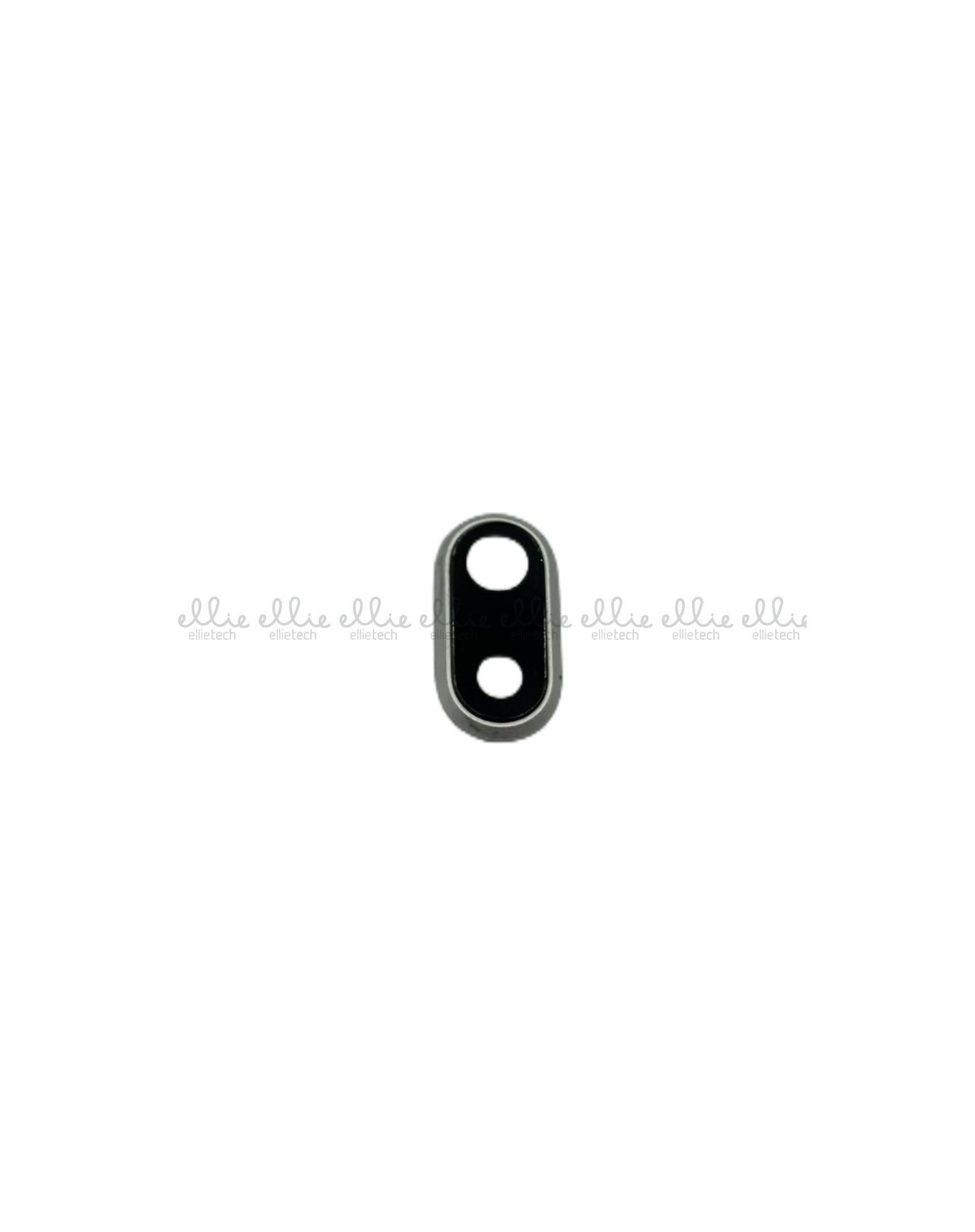 Lente de cristal de cámara + marco para iPhone 8G Plus Blanco Cámara