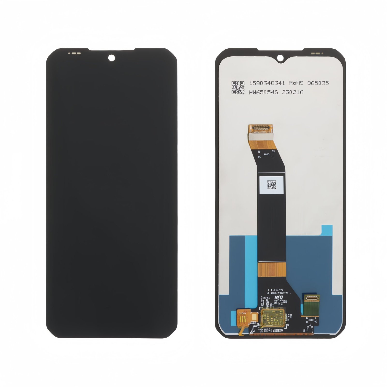 Pantalla "Conector small" Doogee S100/S110/V30 PRO/S118 PRO/V31/GT V Max sin marco LCD + Táctil Completo EXCELLENT
