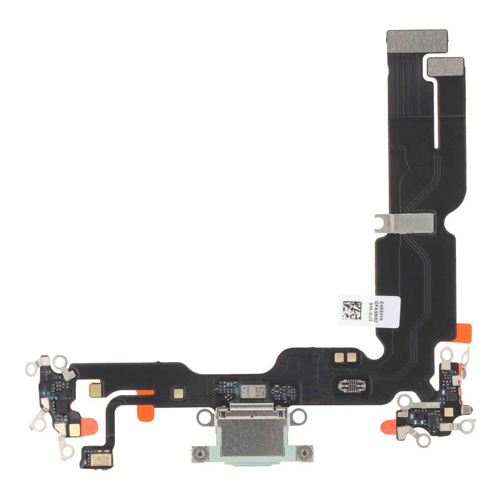 Flex de carga para iPhone 15 Plus Verde Desmontaje