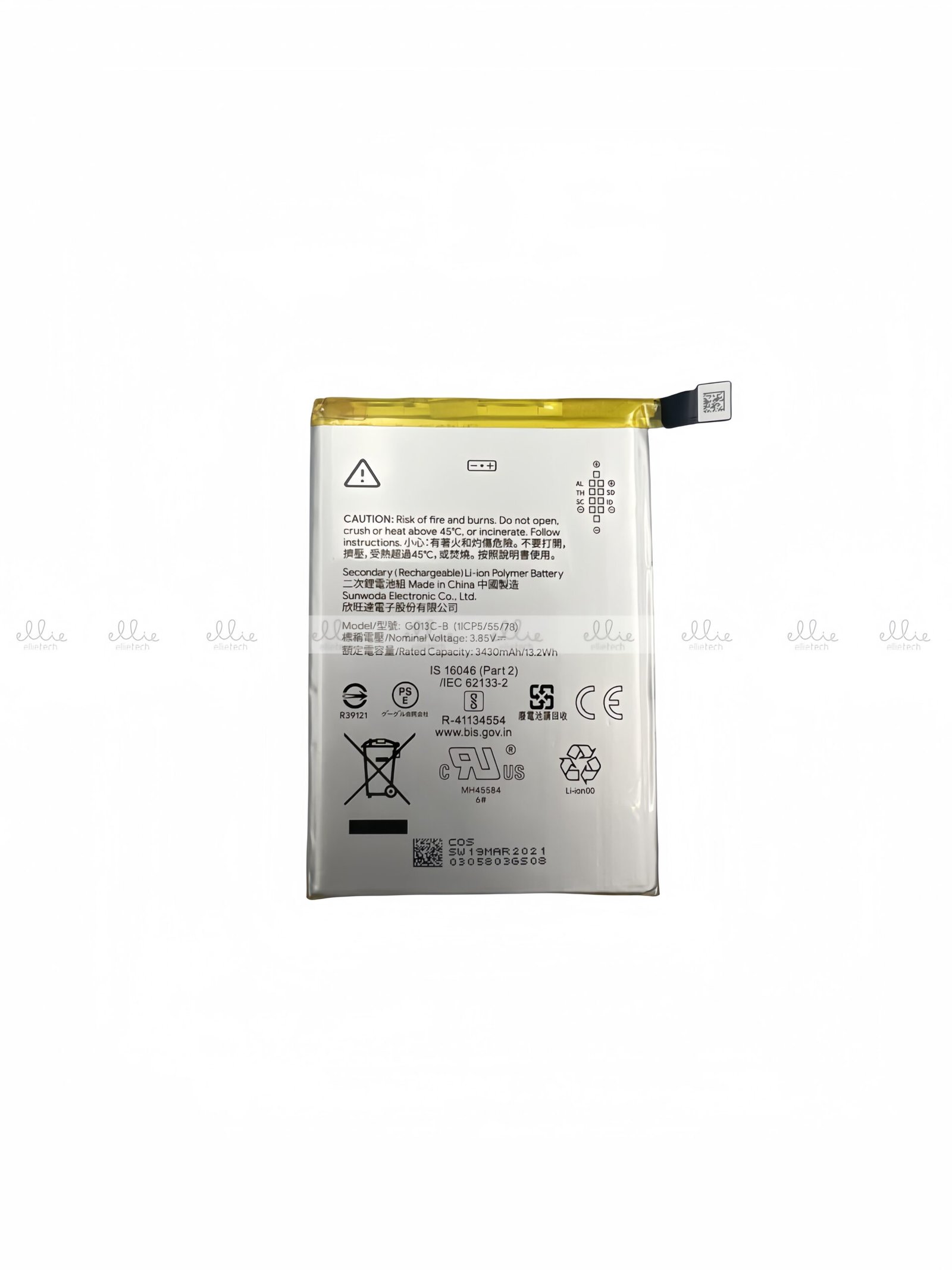 Batería Google Pixel 3 XL G013C-B